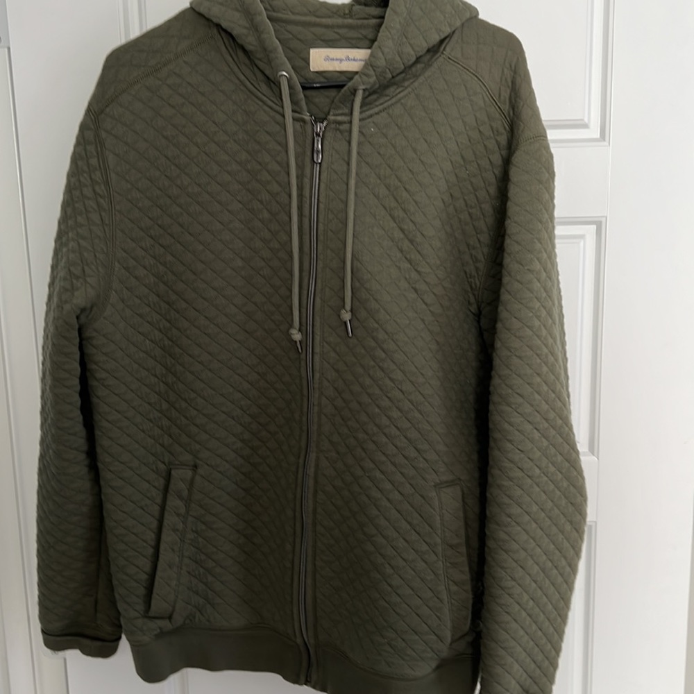 Tommy Bahama Hooded Zip up Sweatshirt